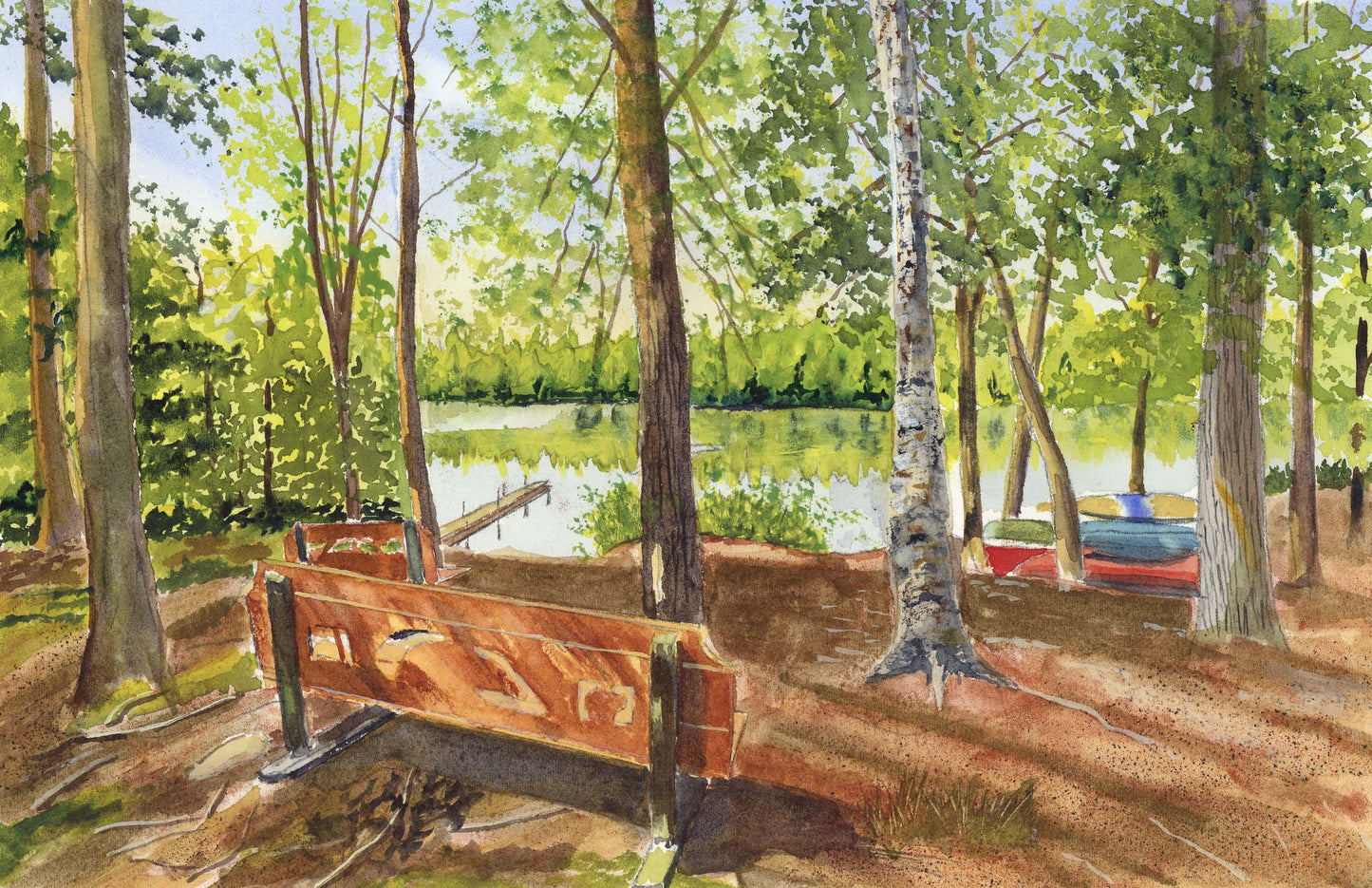 Bench at the Waterfront
