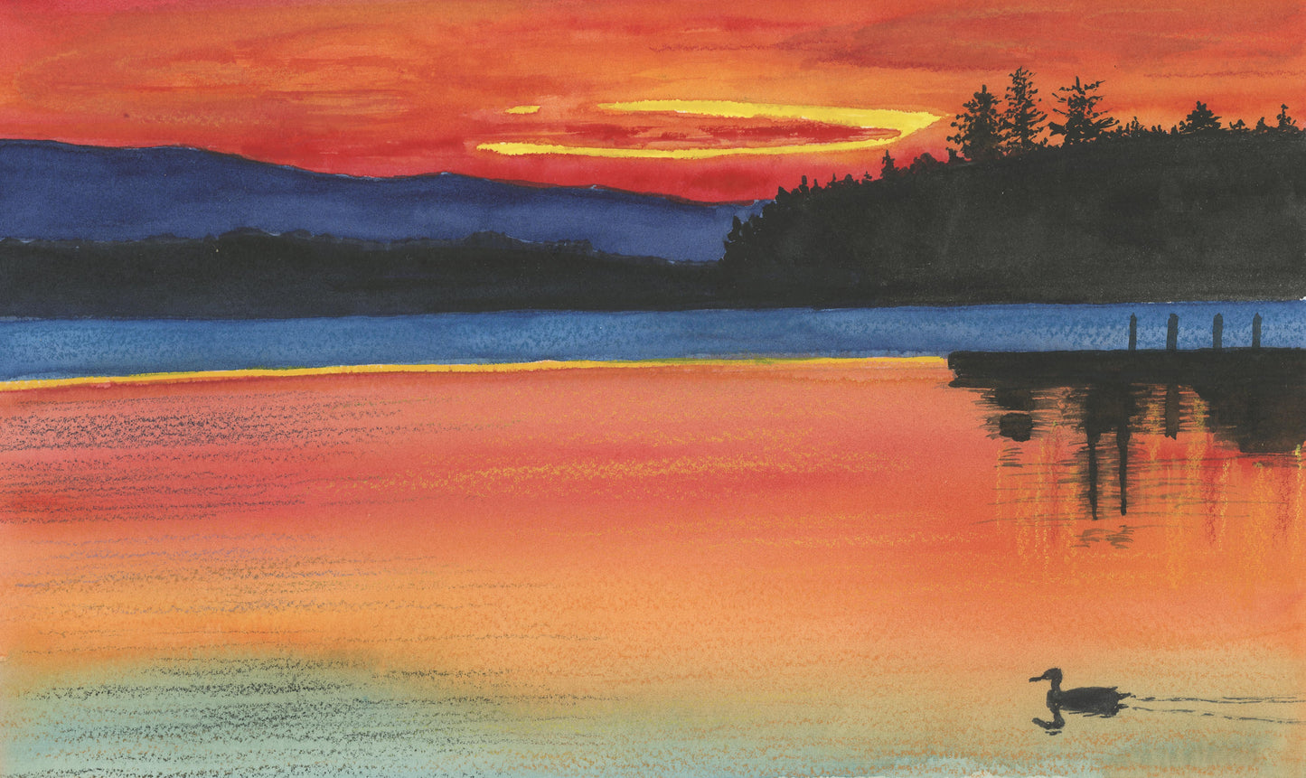 No Wake at Sunset