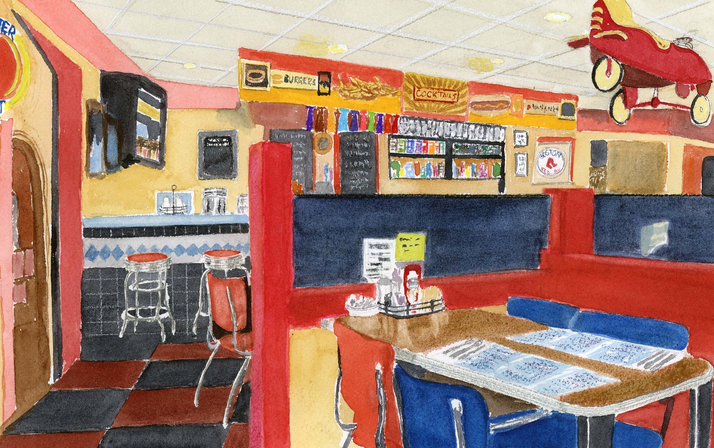 Inside Tilt'n Diner