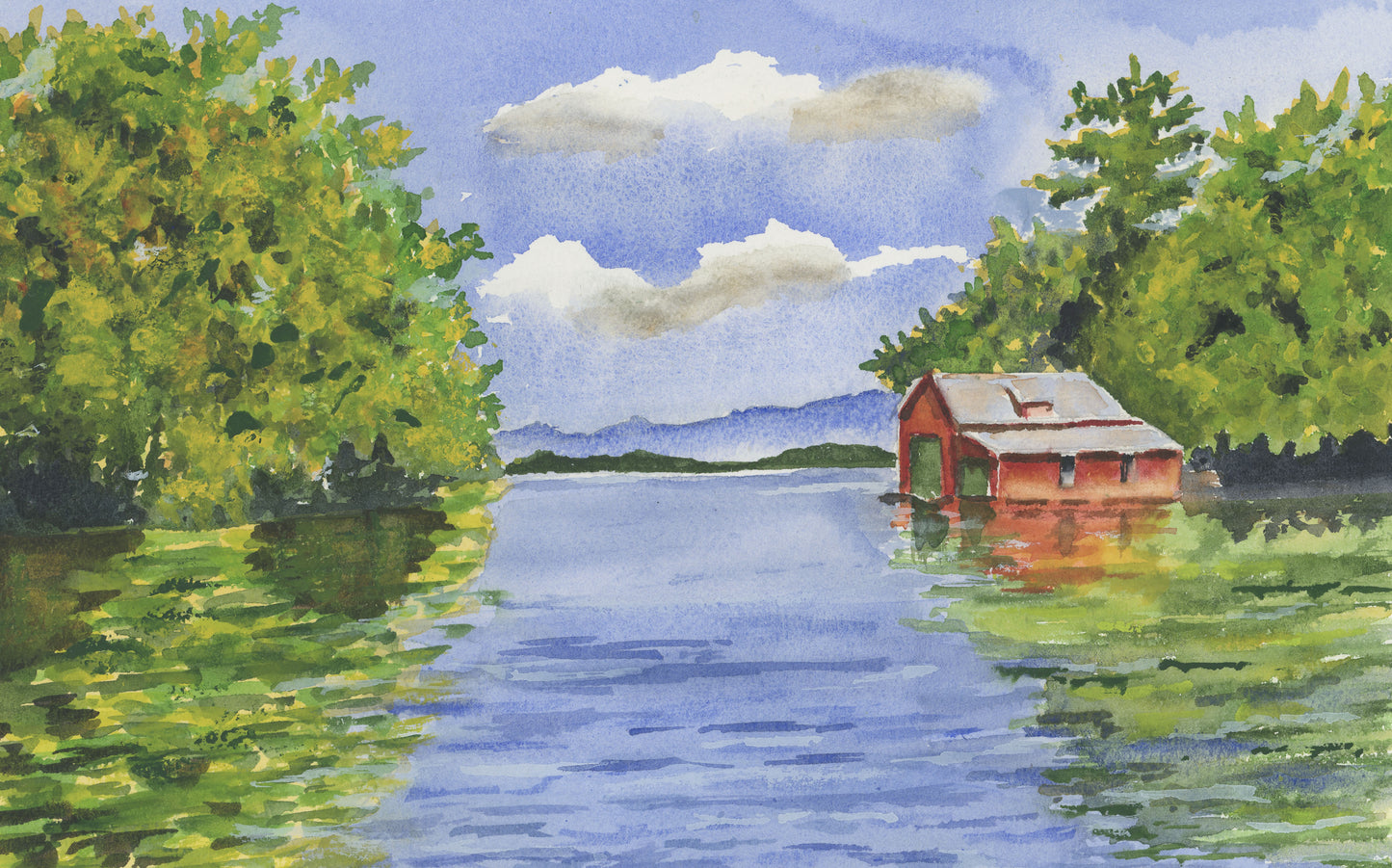 Entering Big Squam